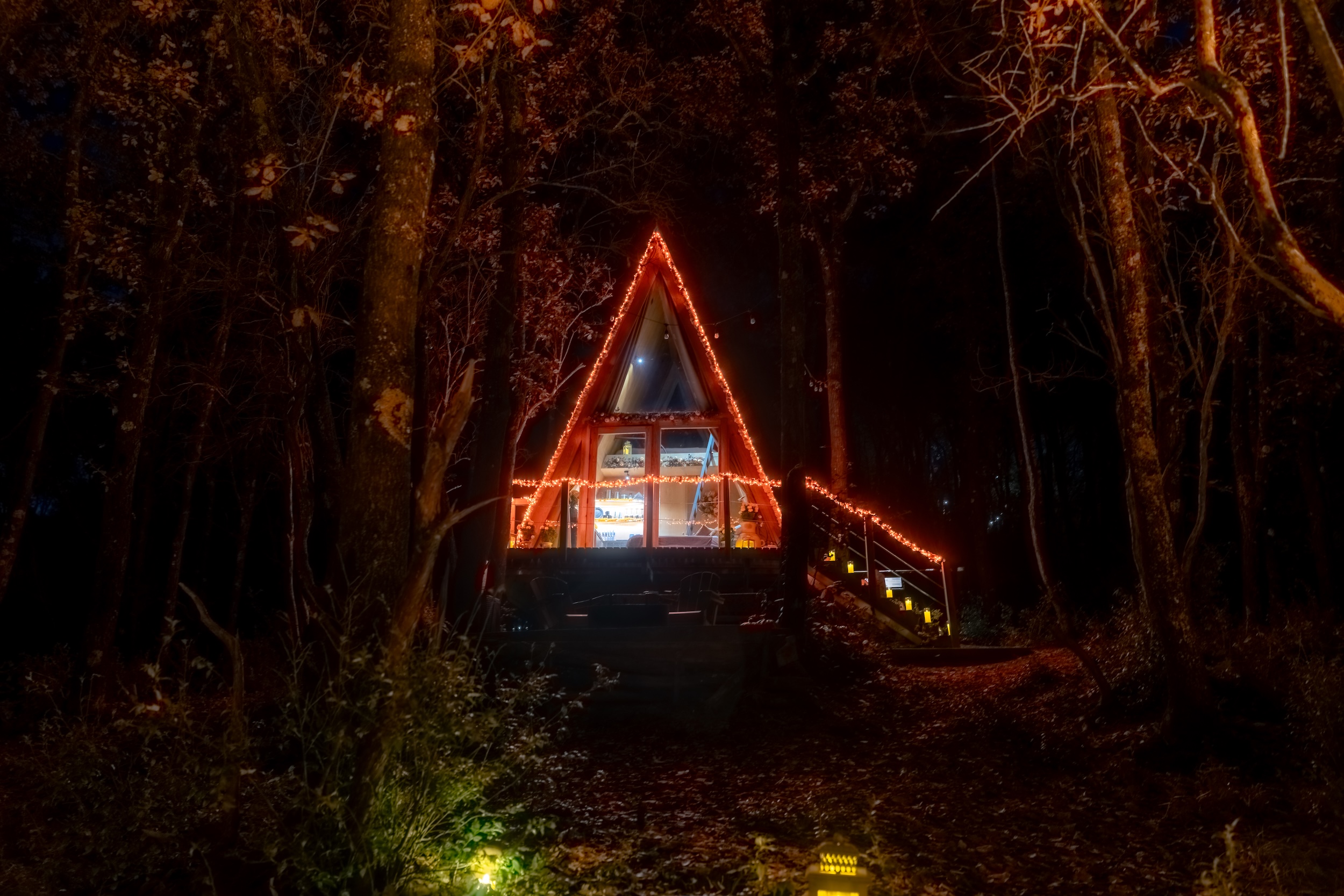 Cabaña en el bosque embrujado de wander cabins valle de bravo
