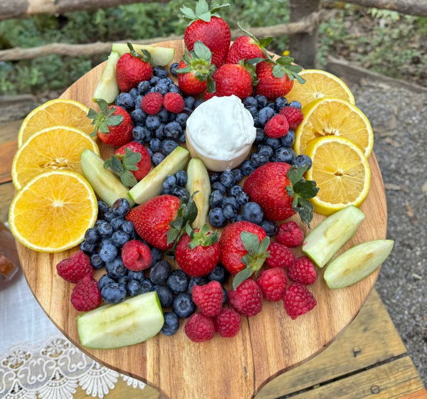 Tabla de frutas de temporada